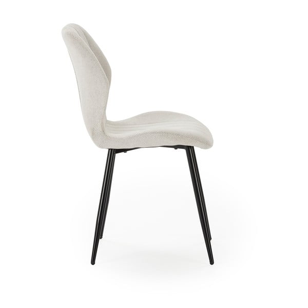 Krémové jedálenské stoličky v súprave 4 ks Milu – Marckeric-image-3