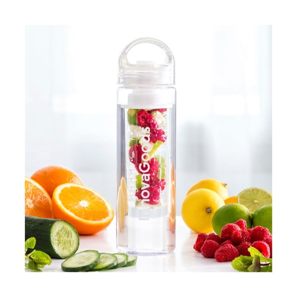 Cestovná fľaša s nádobkou na ovocie InnovaGoods Water, 500 ml