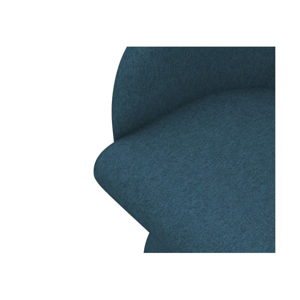 Modré čalúnené jedálenské kreslo Kanoa – Makamii-image-4