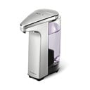 Sivý automatický kovový dávkovač mydla 237 ml - simplehuman