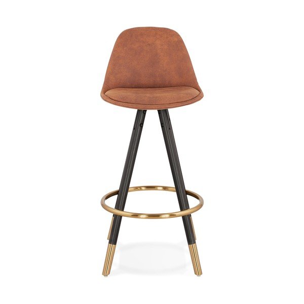 Hnedá barová stolička Kokoon Bruce Mini, výška sedenia 65 cm-image-1