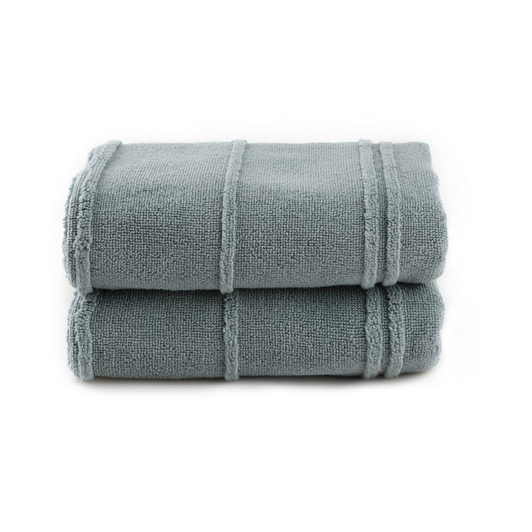 Zelené froté uteráky v súprave 2 ks 50x90 cm Arden – Foutastic-image-2
