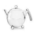Kanvica na čaj z nehrdzavejúcej ocele v striebornej farbe 1,5 l Bella Ronde – Bredemeijer
