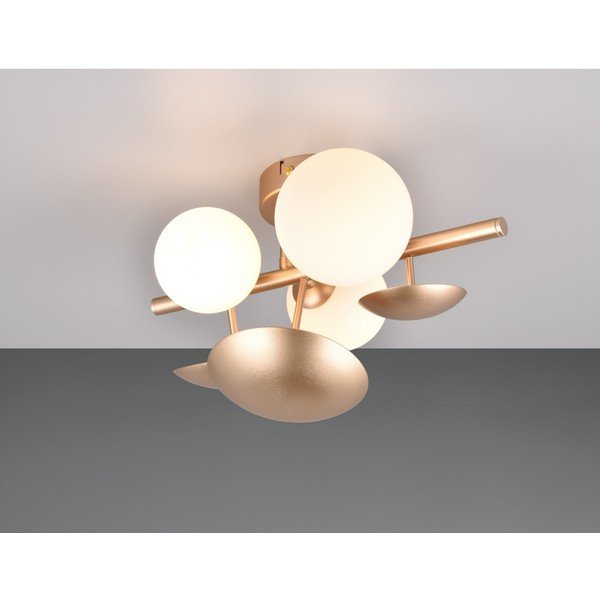 Nástenné svietidlo v zlato-bielej farbe Bubble – Trio Select-image-1