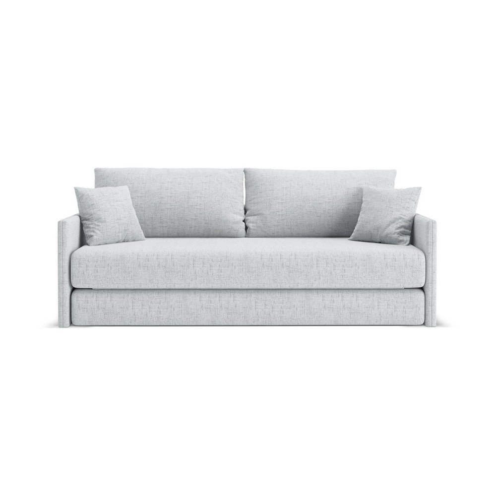 E-shop Svetlosivá ženilková rozkladacia pohovka 209 cm Shannon – Cosmopolitan Design