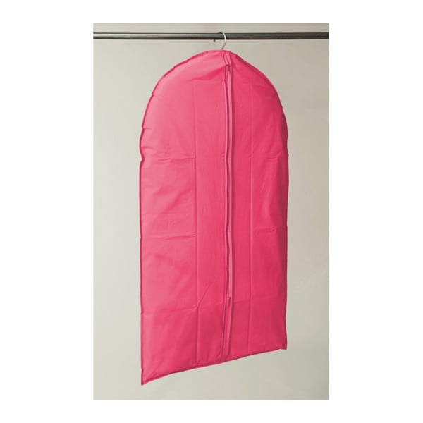Ružový závesný obal na šaty Compactor Garment, dĺžka 137 cm
