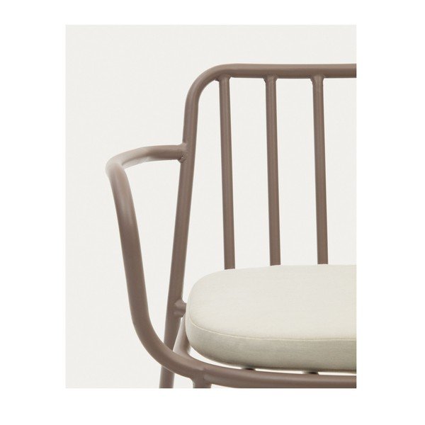 Fialové kovové záhradné stoličky v súprave 4 ks Bramant – Kave Home-image-3