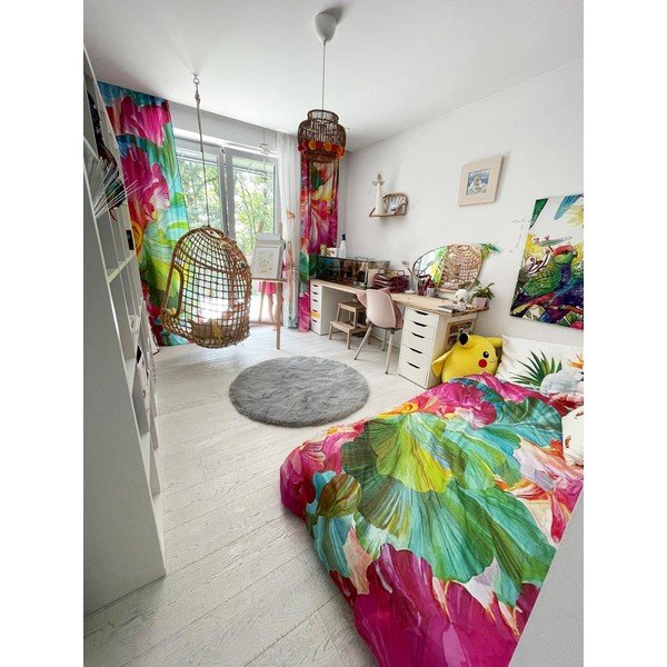 Obliečky na jednolôžko z bavlneného saténu 140x200 cm Vibrant Colours – Butter Kings-image-1