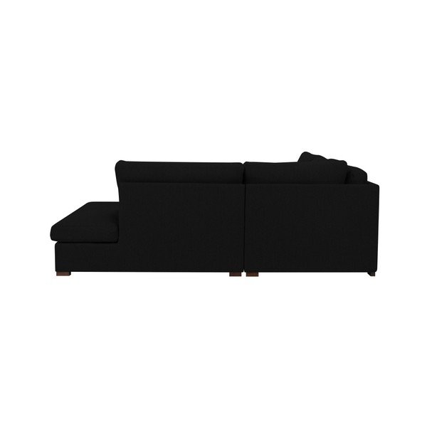 Čierna rohová pohovka Windsor & Co Sofas Daphne, pravý roh-image-4