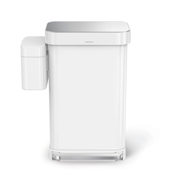 Biela nádoba na kompostovateľný odpad 4 l – simplehuman-image-4