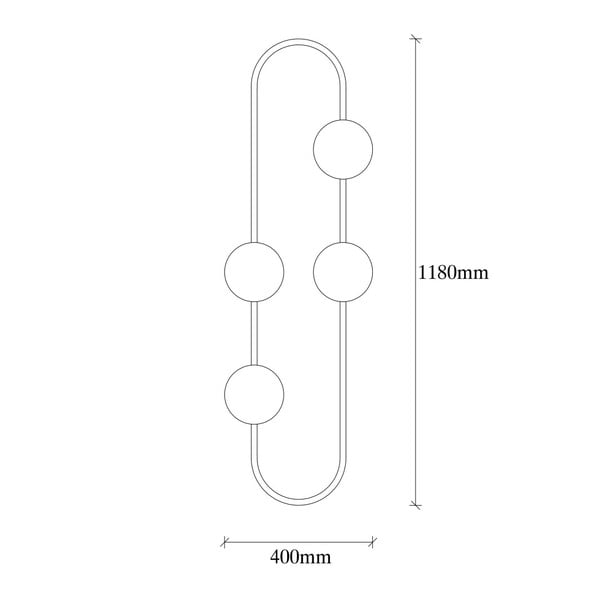 Čierne kovové nástenné svietidlo Opviq lights Karpos-image-2