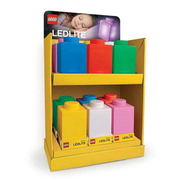 Červené silikónové nočné svetielko LEGO® Classic Brick-image-2