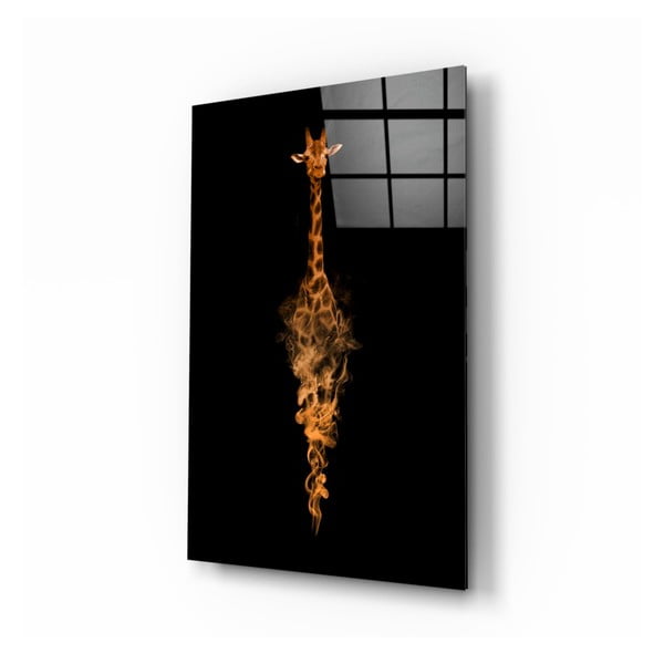Sklenený obraz Insigne Giraffe, 46 x 72 cm