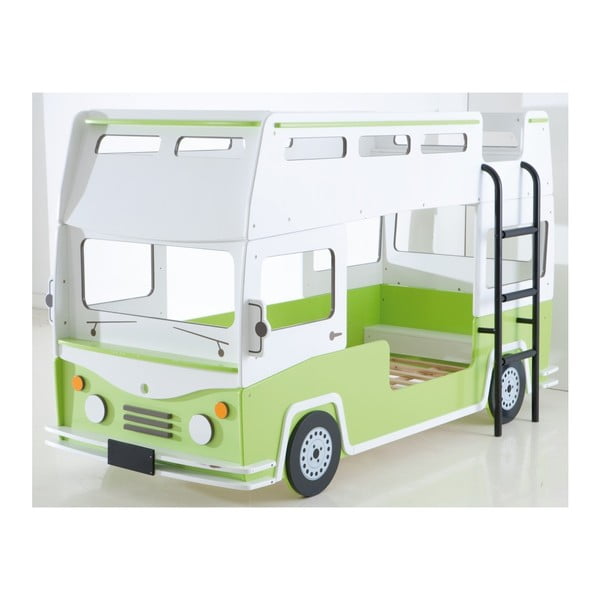 Detská posteľ v tvare autobusu Demeyere Crazy Bussy, 90 x 200 cm-image-2