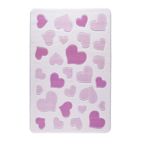 Detský koberec Sweet Love Pink, 100 × 150 cm