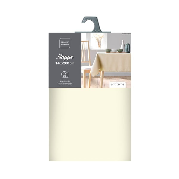 Obrus ​​140x200 cm Essentiel – douceur d'intérieur-image-1