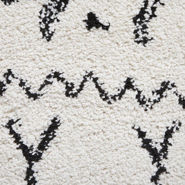 Bielo-čierny koberec Think Rugs Boho Lami Black & White, 160 × 230 cm-image-2