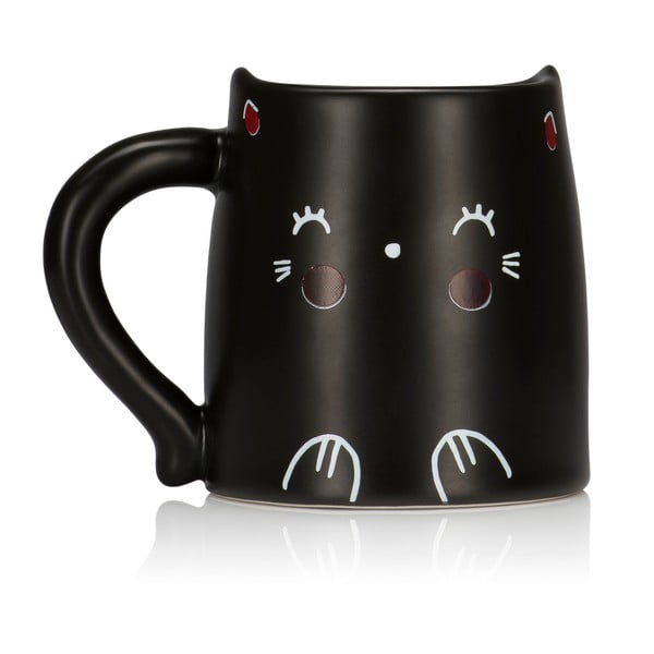 Čierny hrnček NPW Cat Mug
