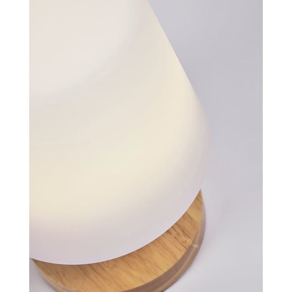 LED stmievateľná stolová lampa v prírodnej farbe (výška 22 cm) Ambar - Kave Home-image-2