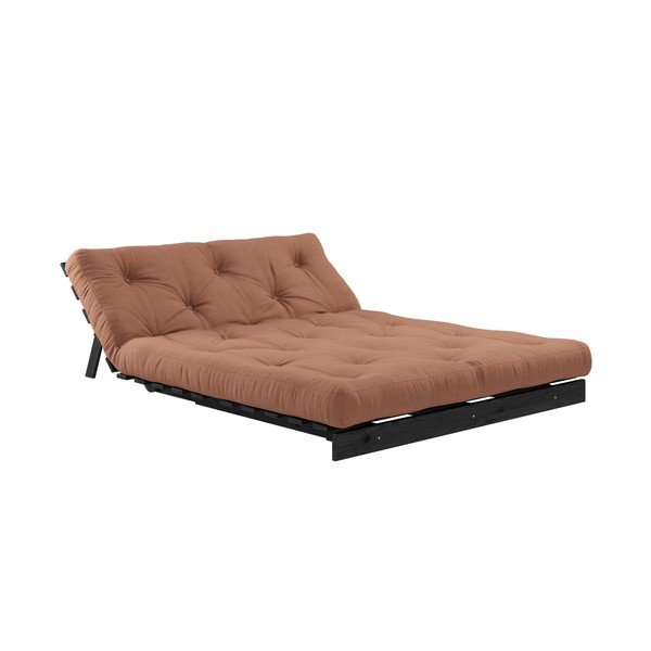 Variabilná pohovka Karup Design Roots Black/Clay Brown-image-4