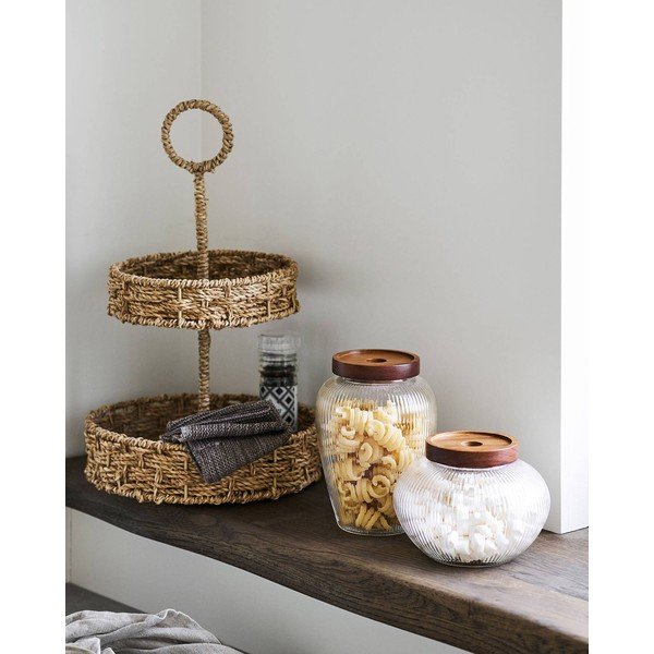 Sklenené dózy v súprave 2 ks Maya – House Nordic-image-1