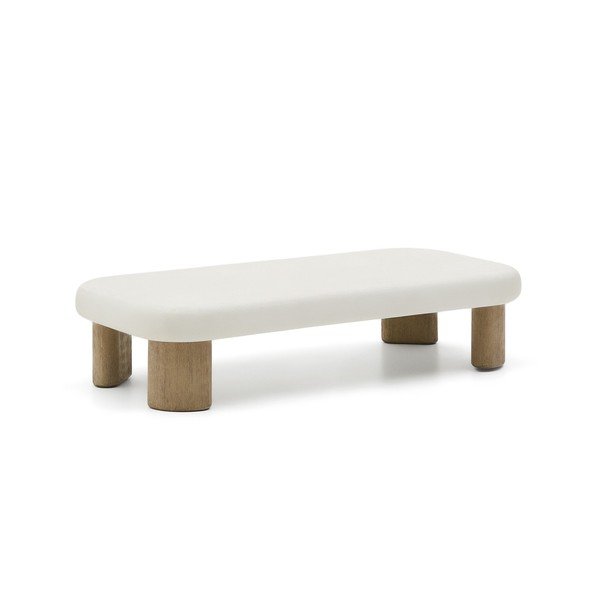 Záhradný konferenčný stolík s betónovou doskou 70x140 cm Labra – Kave Home