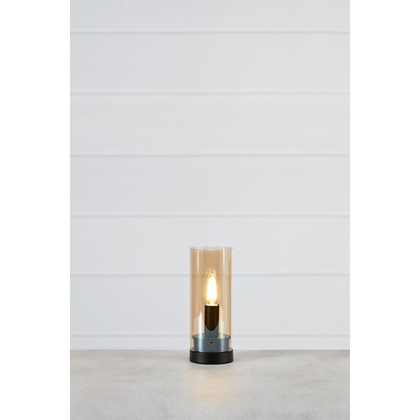 Oranžová stolová lampa so skleneným tienidlom (výška  23 cm) Post – Markslöjd-image-1
