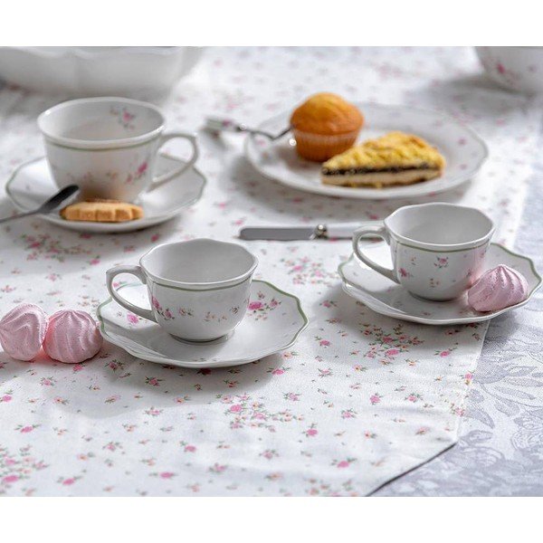 Biela porcelánová cukornička Brandani Nonna Rosa-image-3