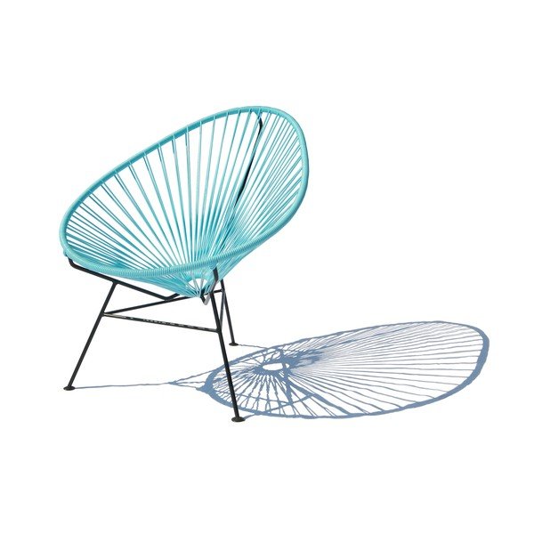 Kreslo Acapulco, svetlomodré, dĺžka 100 cm-image-3