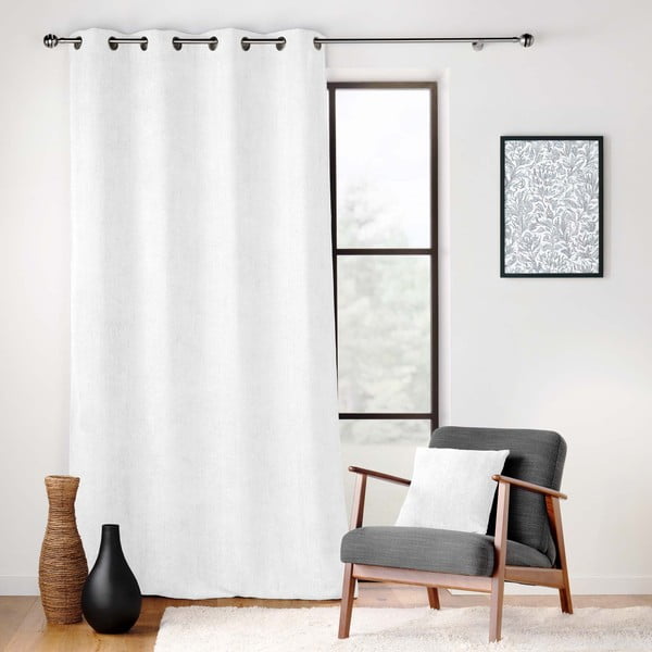 Biely záves zo ženilky 140x260 cm Leo – douceur d'intérieur-image-3
