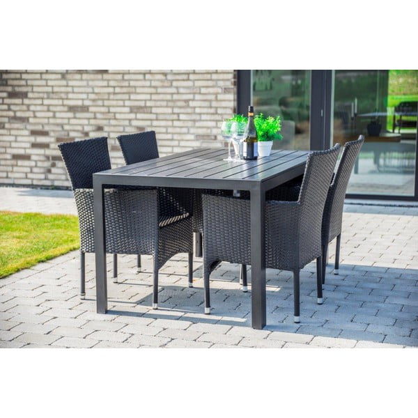 Záhradný stôl s artwood doskou Bonami Selection Viking, 90 x 150 cm-image-1