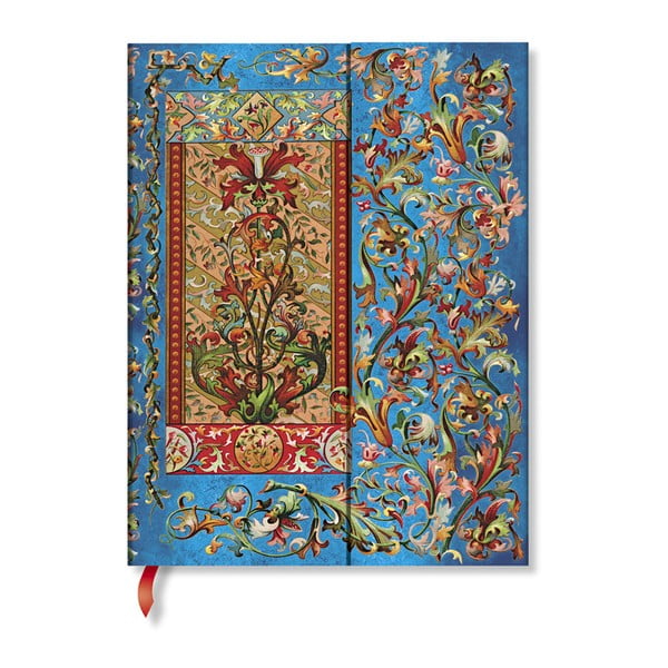 Zápisník s tvrdou väzbou  Paperblanks Delphine, 18 x 23 cm