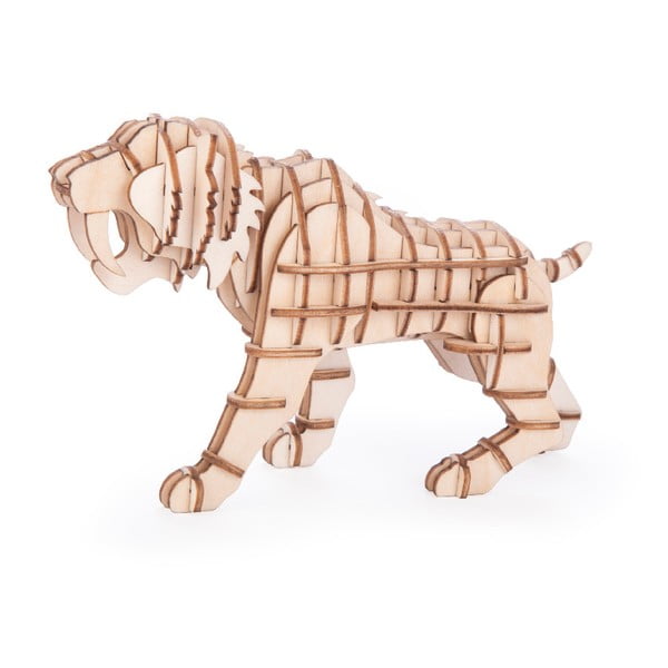 3D puzzle z balzového dreva Kikkerland Tiger