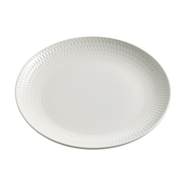 Biely porcelánový dezertný tanier Maxwell & Williams Diamonds, 15 cm