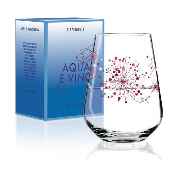 Pohár z krištáľového skla Ritzenhoff Veronique Jacquart Red, 540 ml-image-2