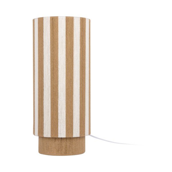 Biela/v prírodnej farbe povrazová stolová lampa (výška  58 cm) Vienna Stripes – Leitmotiv