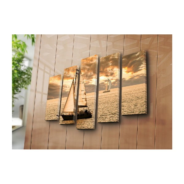 Viacdielny obraz Boat, 105 × 70 cm-image-2