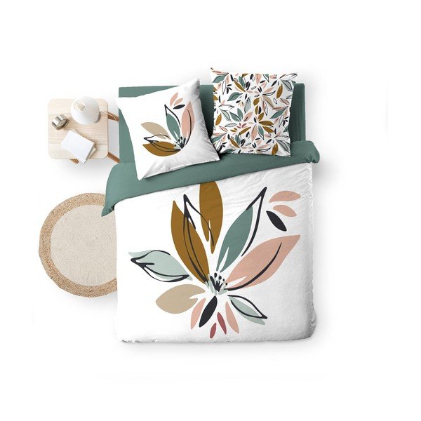 Biele bavlnené obliečky na dvojlôžko/predĺžené 240x220 cm Octavia – douceur d'intérieur-image-4