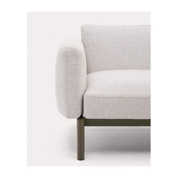 Svetlosivá záhradná modulárna pohovka 201 cm Sorells – Kave Home-image-4