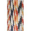 Oranžový/sivý prateľný behúň 80x200 cm Blocks of Fun – Vitaus