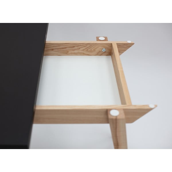 Rozkladací jedálenský stôl so zelenou doskou 65x90 cm Envelope – Ragaba-image-4