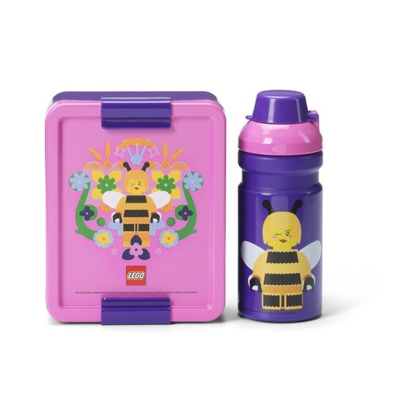 Detský desiatový box s fľašou Bee – LEGO®