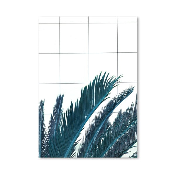 Plagát Americanflat Palms On Geometry, 30 × 42 cm