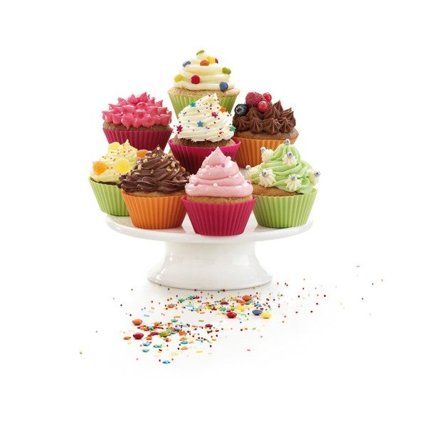Silikónové formy na muffiny v súprave 12 ks ø 7 cm – Lékué-image-3