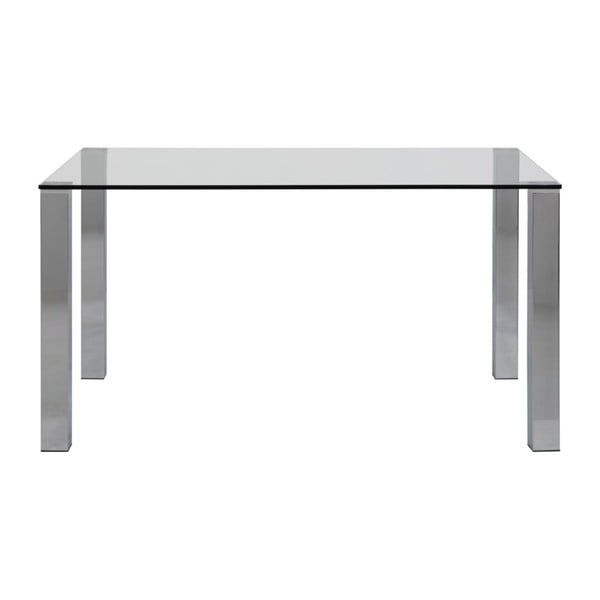 Jedálenský stôl so sklenenou doskou Actona Kante, 140 × 90 cm