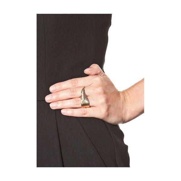 Dámsky prsteň v zlatej farbe NOMA Jennifer