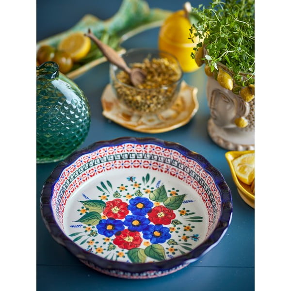 Servírovací tanier z kameniny ø 26,5 cm Florist – Bloomingville-image-1