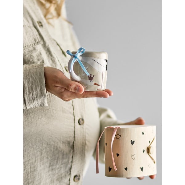 Béžový keramický detský hrnček 225 ml Bambino – Bloomingville Mini-image-1