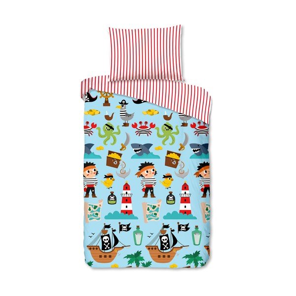 Bavlnené detské obliečky na jednolôžko 140x200 cm Caribbean – Good Morning