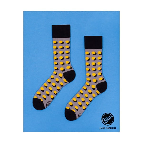 Ponožky Many Mornings Dots Shadow Yellow, veľ. 35/38